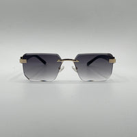 Rimless Light Black Frame Sunglasses-197