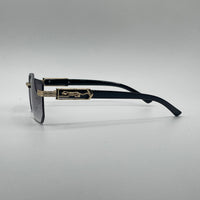 Rimless Light Black Frame Sunglasses-197