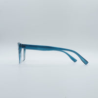 Cat Eye Blue & White Frame Women's Optics-058