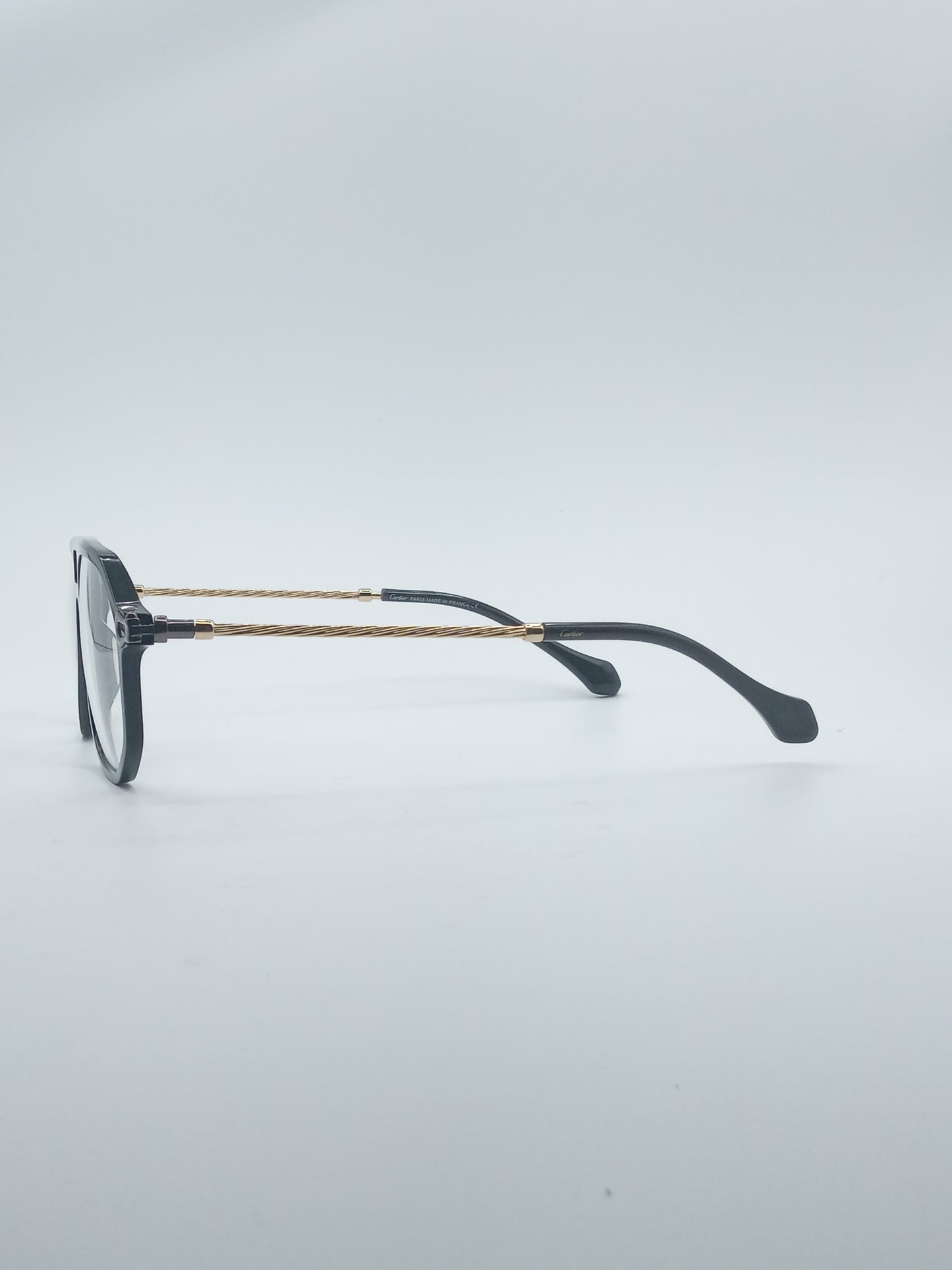 Aviator Geometrical Black Frame Men's Optics-237