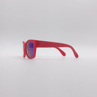 Acetate Red Frame Kids Sunglasses-065