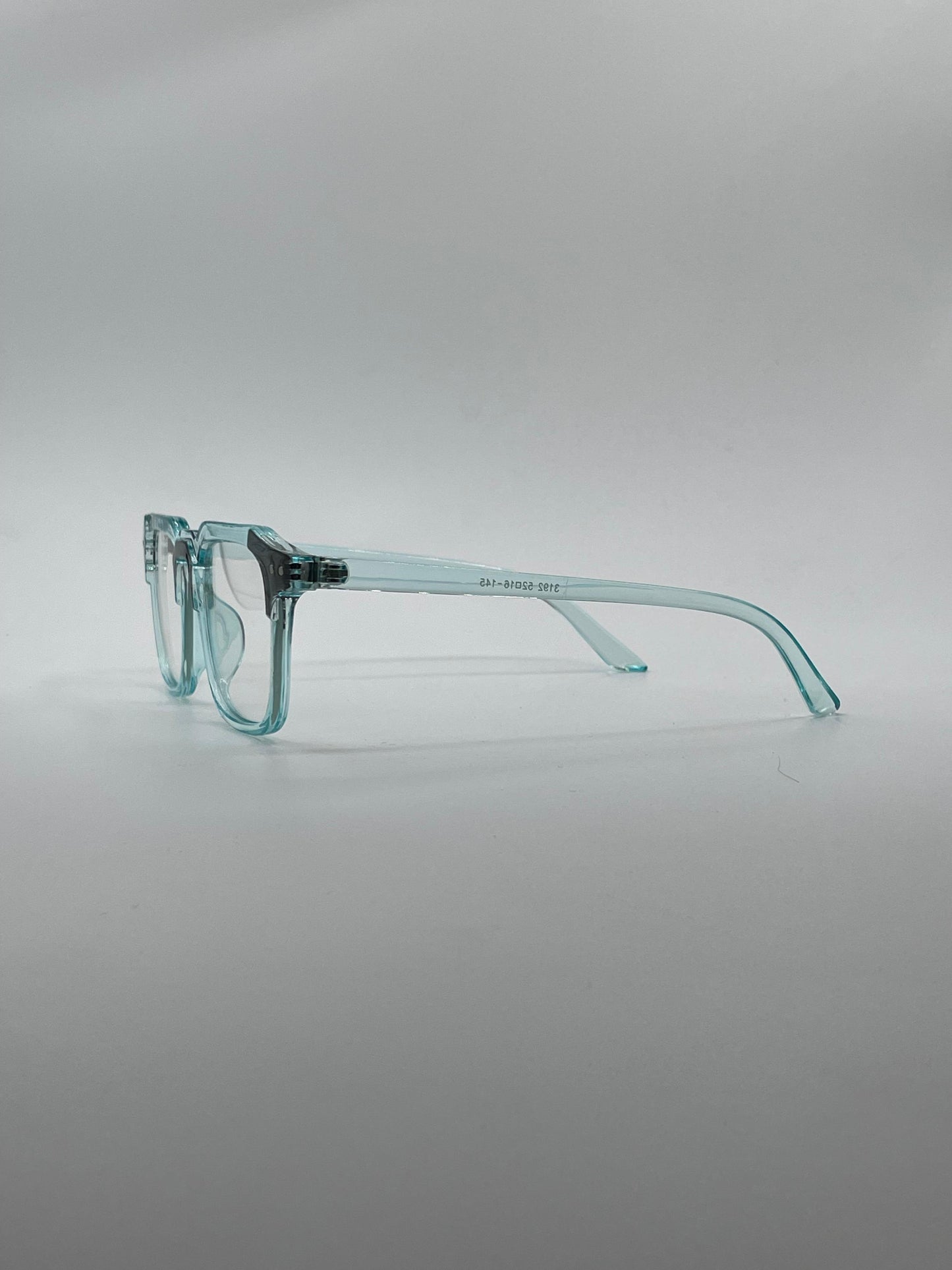 Acetate Translucent transparent green Frame Men's Optics-281