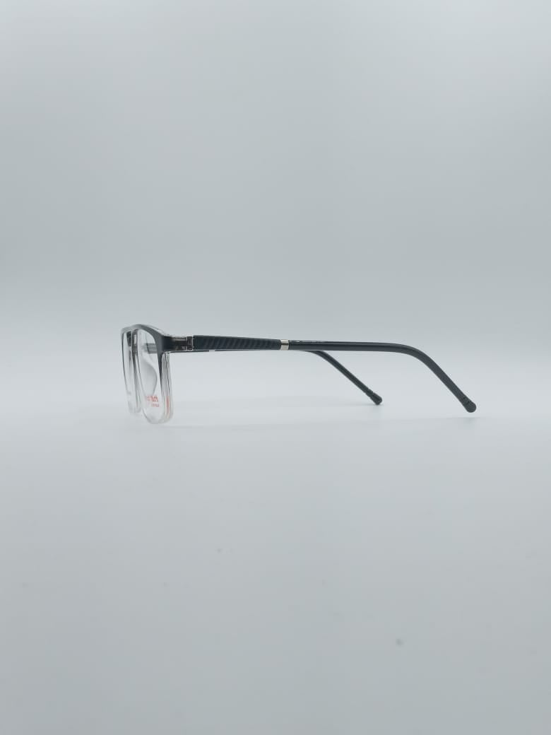 Angular Black and White Frame Kids Optics-133