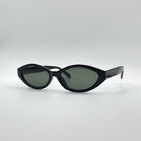 Acetate Black Frame Women's Sunglasses-077