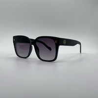 Acetate Black Frame Women's Sunglasses-180