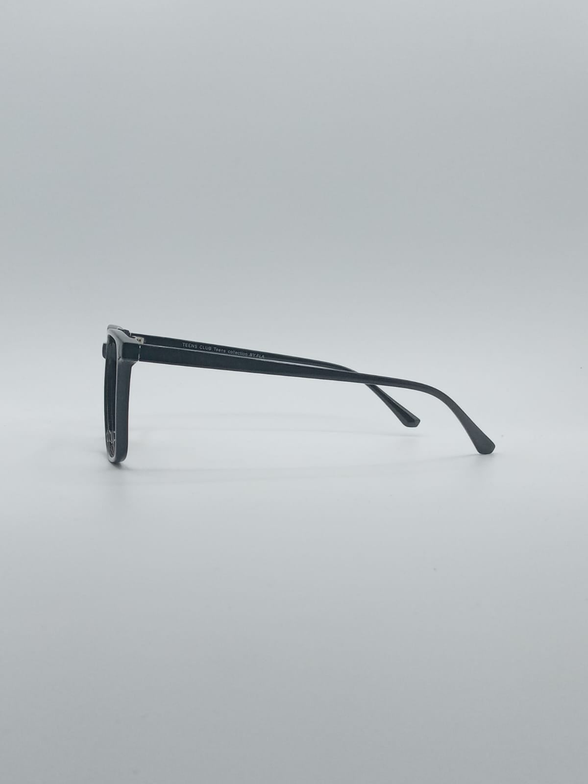 Acetate Black Men's Frame Optics-035