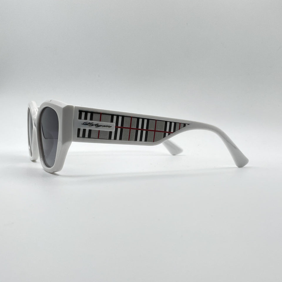 Cat Eye white Frame Women's Sunglasses-097