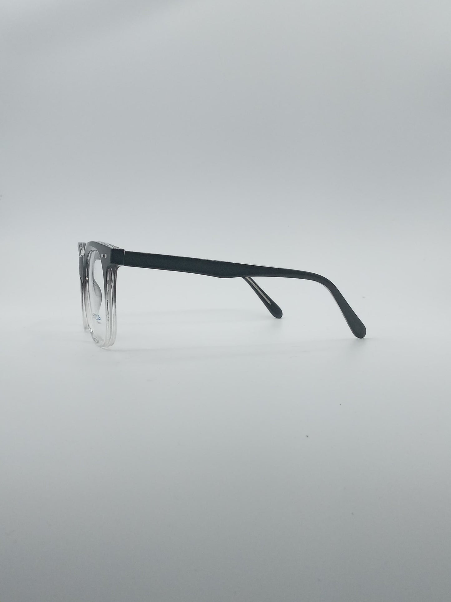 Acetate Black & White Frame Men's Optics-211