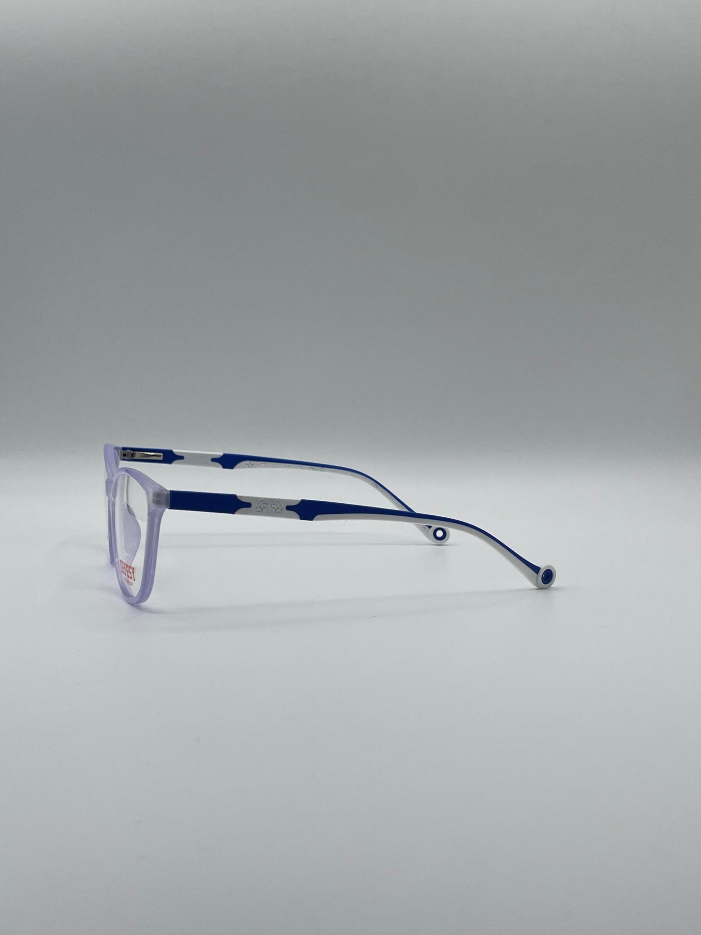 Cat Eye Translucent Purple Frame Kids Optics-301