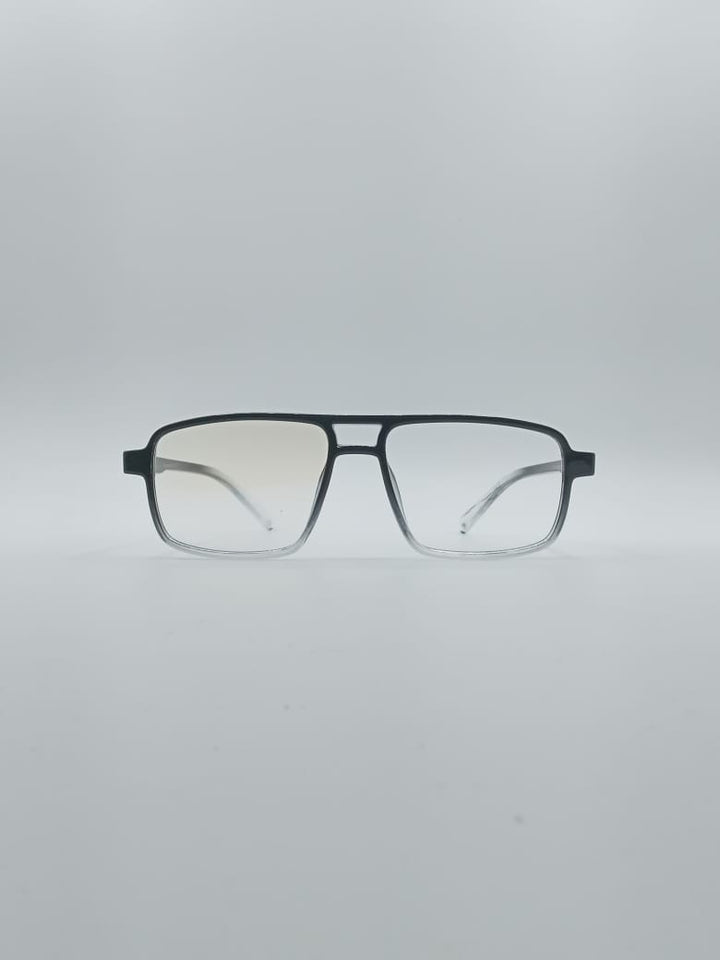 Angular Black and White Frame Kids Optics-138