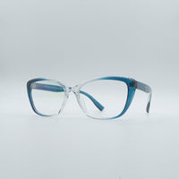 Cat Eye Blue & White Frame Women's Optics-058