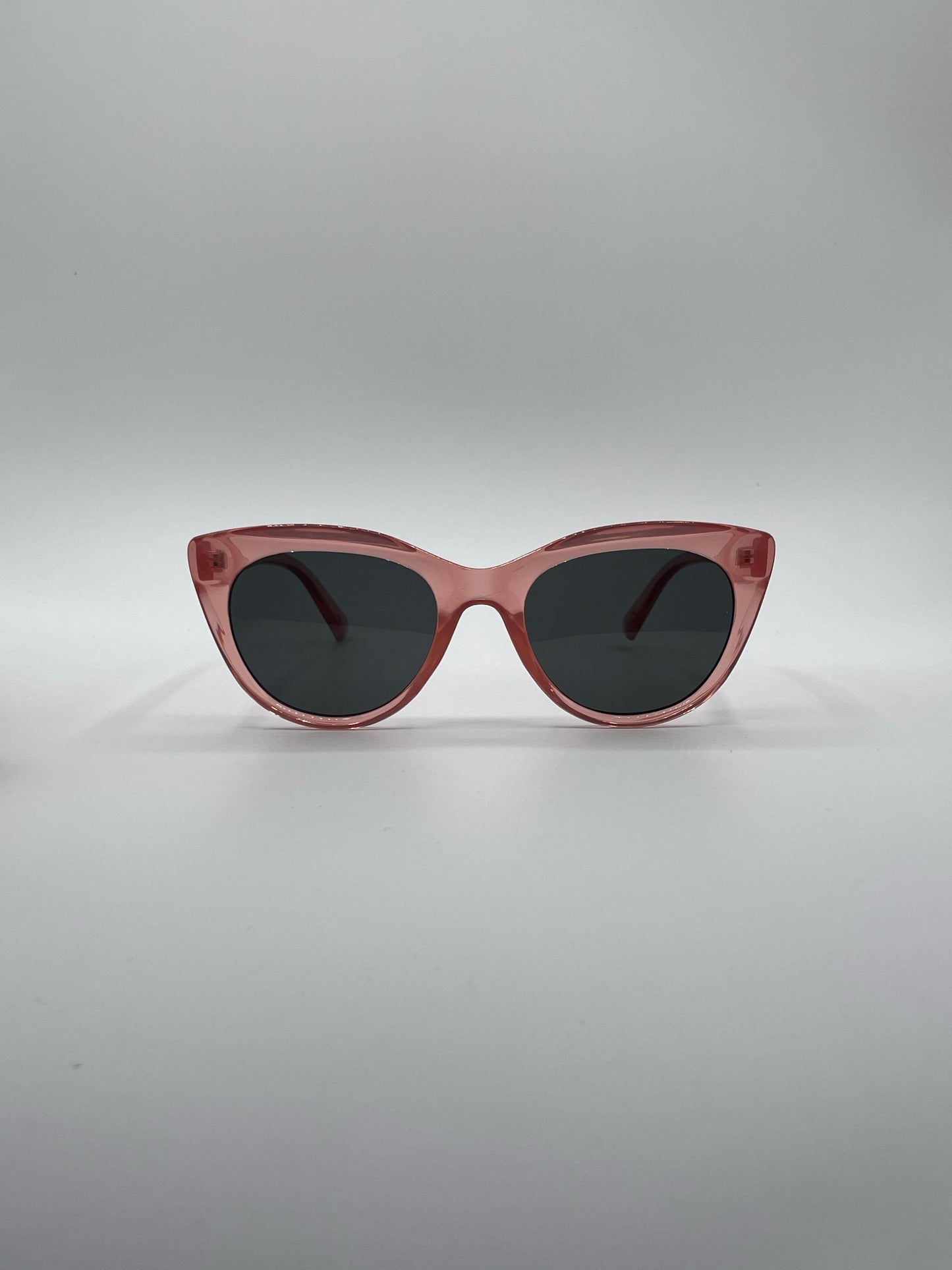 Cat Eye Pink Frame Women's Sunglasses-193