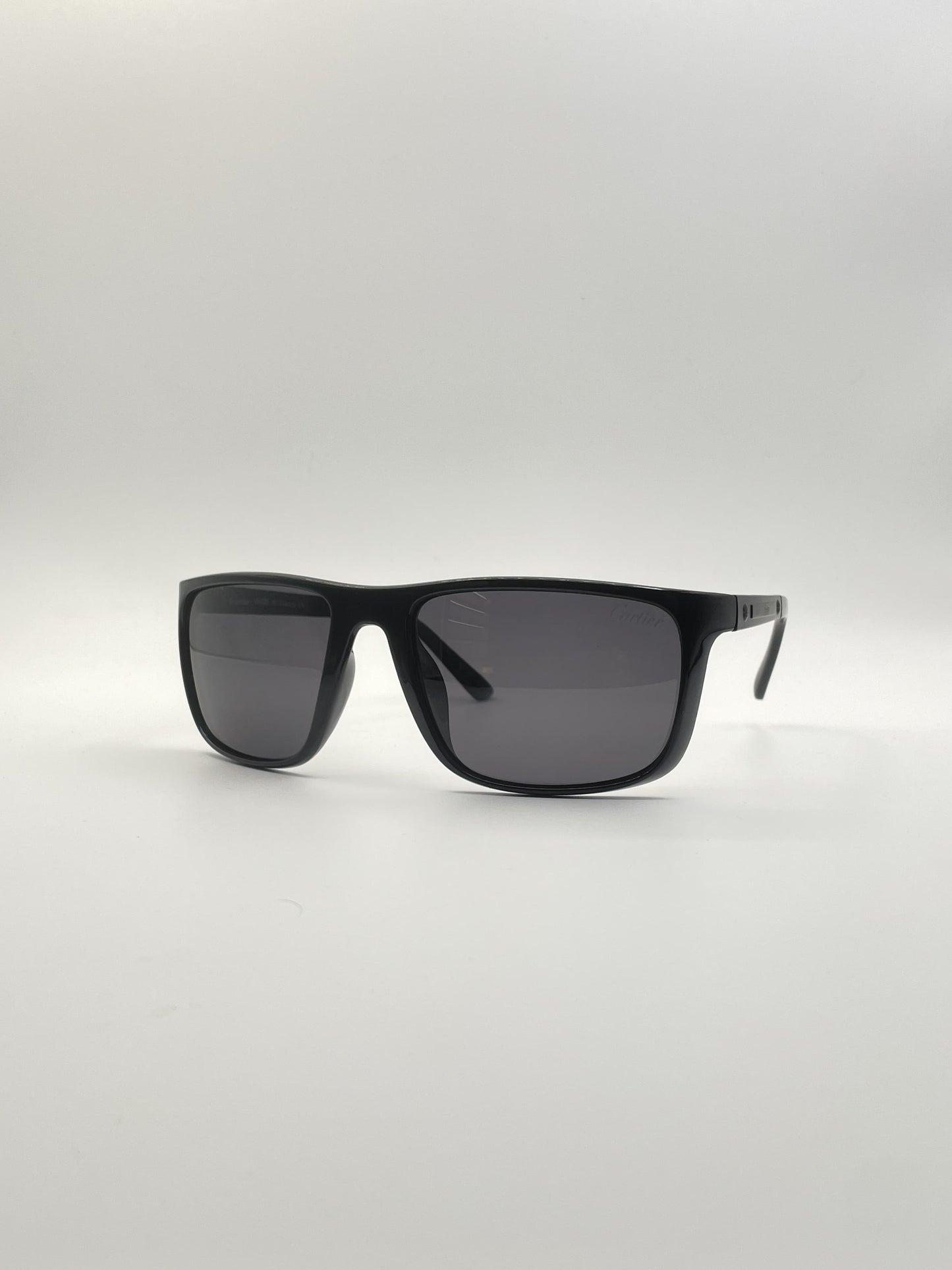 Acetate Black Frame Men's Sunglasses-110