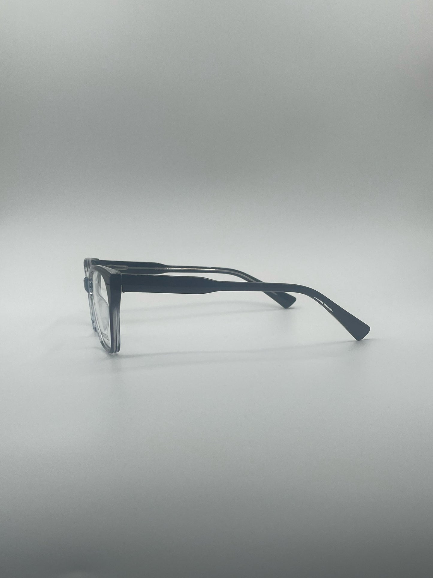 Cat Eye Black & Translucent Frame Women's Optics-390