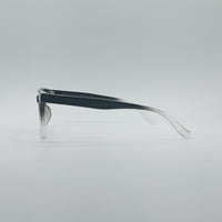Acetate Black & White Frame Men's Optics-039