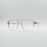 Geometrical Pink & White Frame Unisex Optics-125