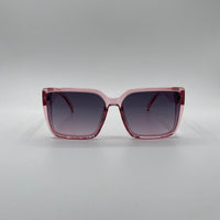 Square Pink Frame Women's Sunglasses-151