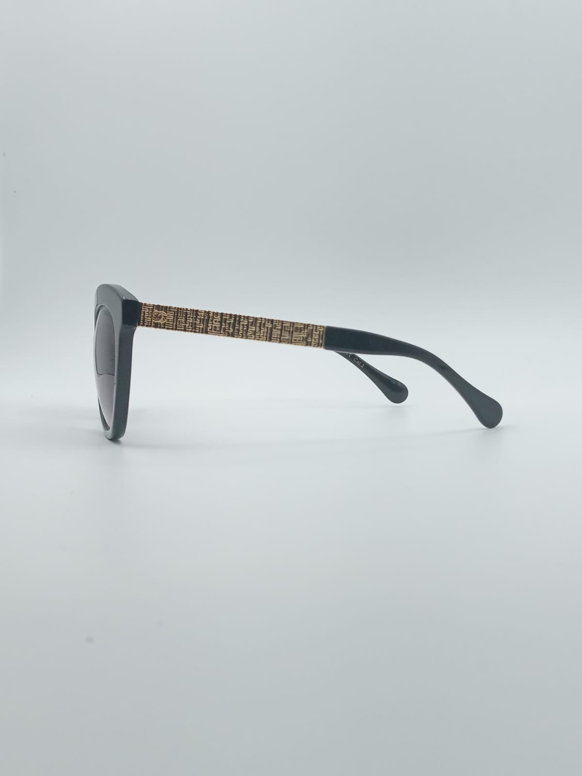 Cat Eye Black Frame Women's Sunglasses-025