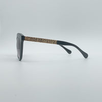 Cat Eye Black Frame Women's Sunglasses-025