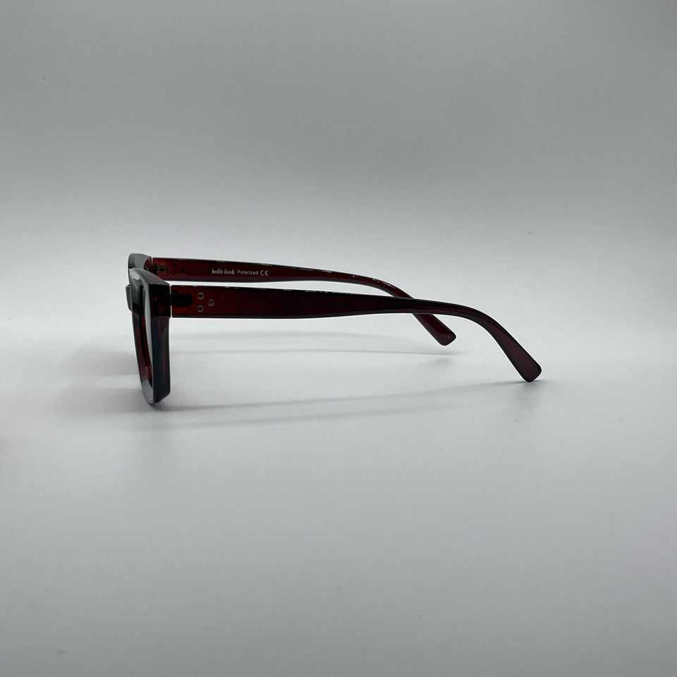 Acetate Brown Frame Women's Sunglasses-186