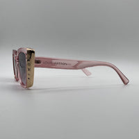 Cat Eye Pink Frame Women's Sunglasses-098