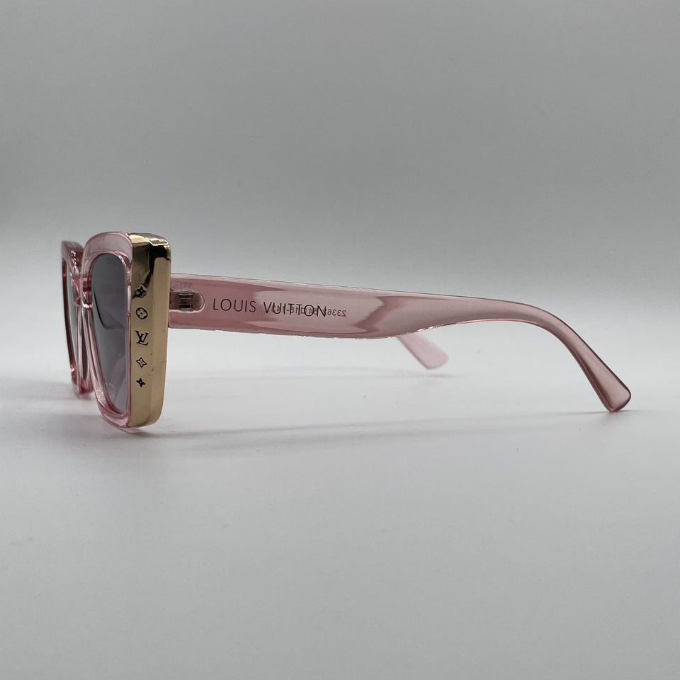 Cat Eye Pink Frame Women's Sunglasses-098