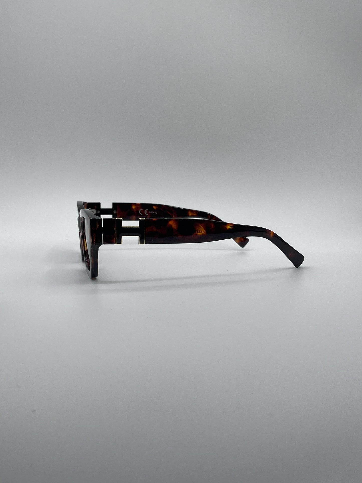 Cat Eye Brown Camo Frame Women's Sunglasses-185