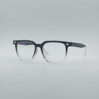 Acetate Black & White Frame Men's Optics-039