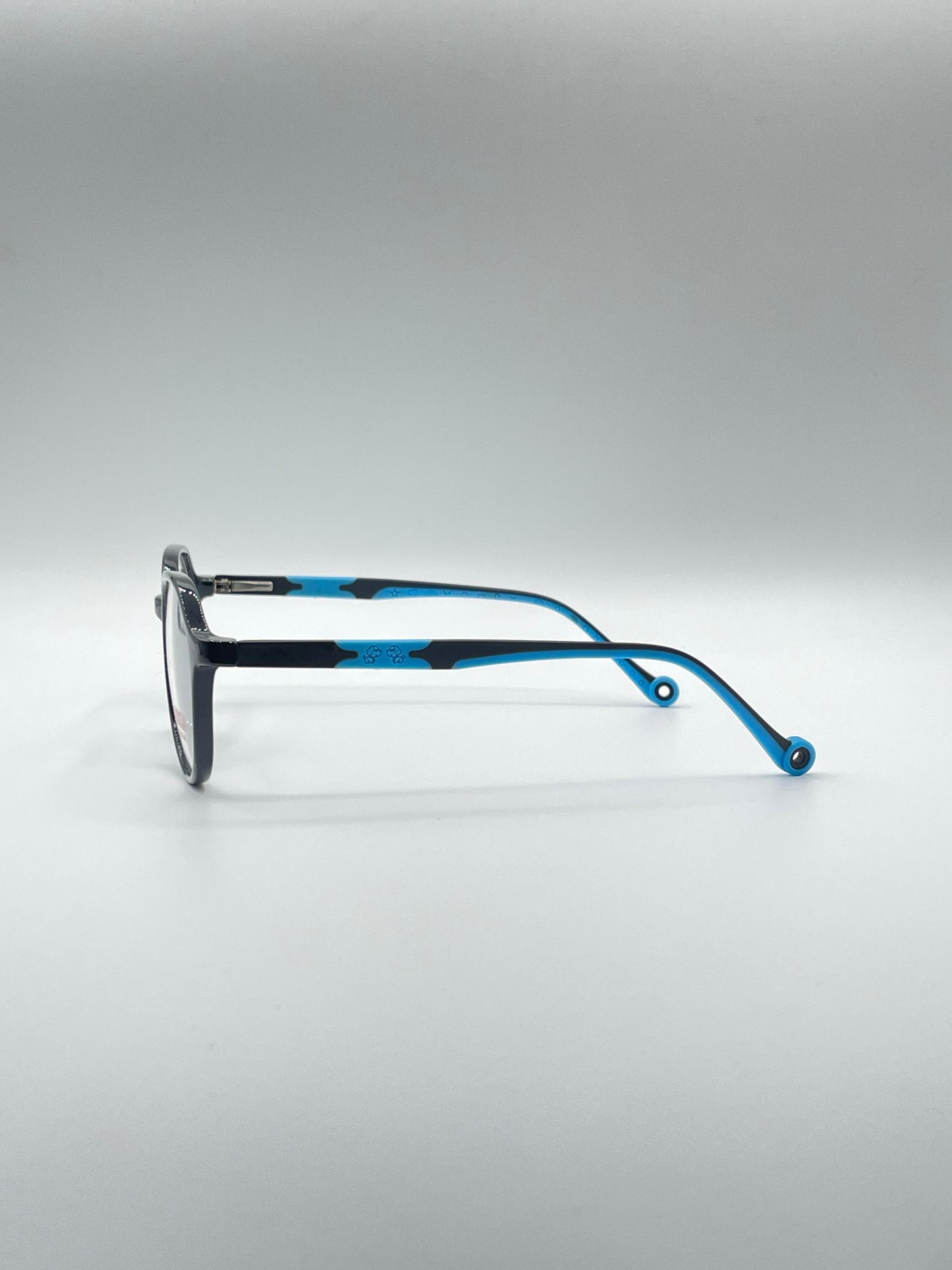 Circular Black & Blue Frame Kids Optics-297