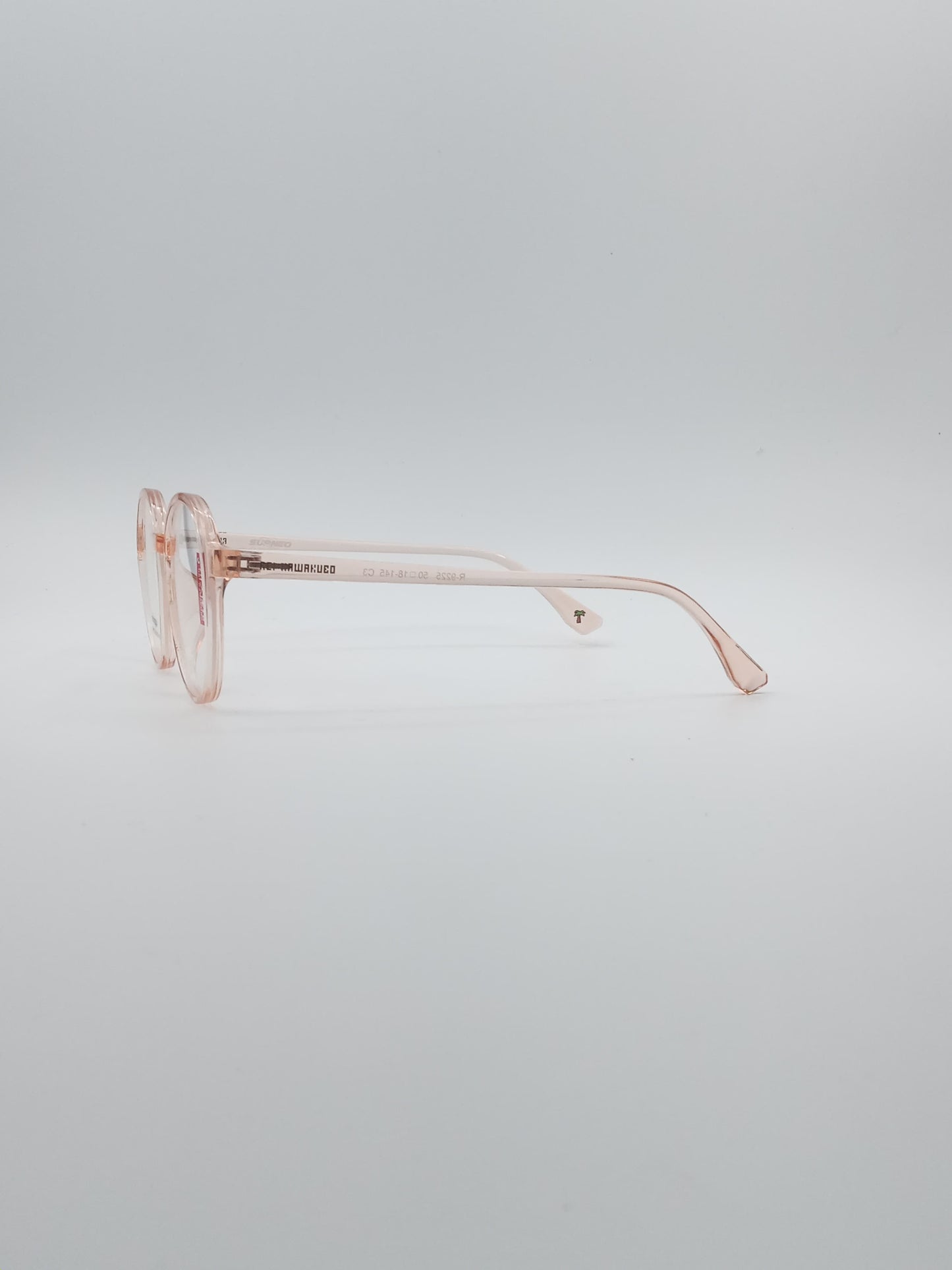Circular Light Pink Frame Unisex Optics-156