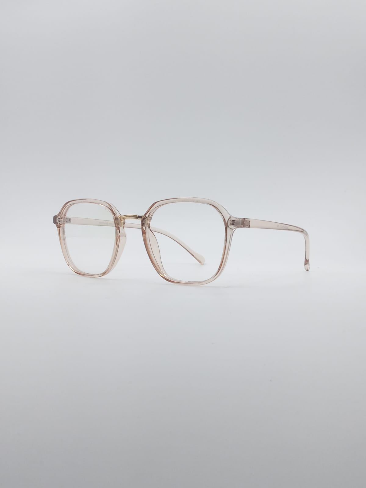 Soft Square Beige Frame Optics-012