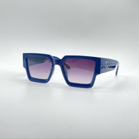 Acetate Blue Frame Sunglasses-196