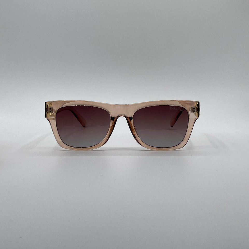 Acetate Light Pink Frame Women's Sunglasses-192