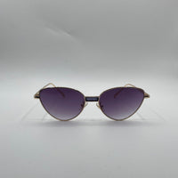 Cat Eye Golden Frame Women's Sunglasses-142