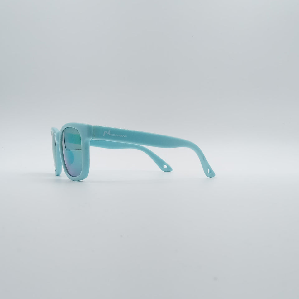 Acetate Cyan Frame Kids Sunglasses-067
