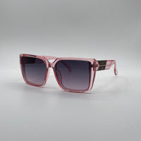 Square Pink Frame Women's Sunglasses-151