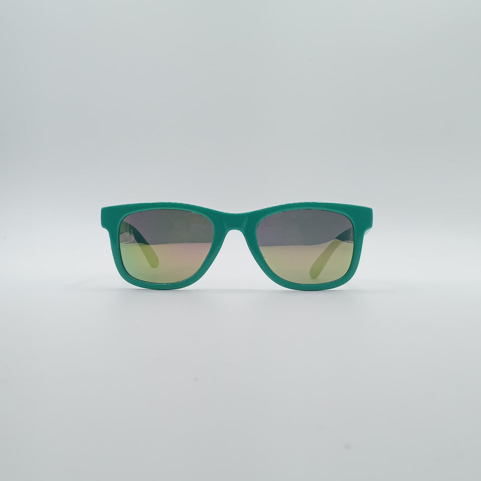 Acetate Dark Green Frame Kids Sunglasses-066