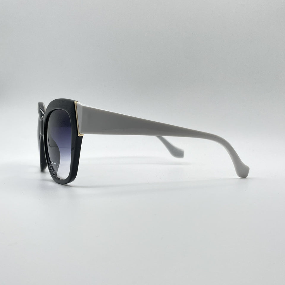 Cat Eye Black Frame Women's Sunglasses-081