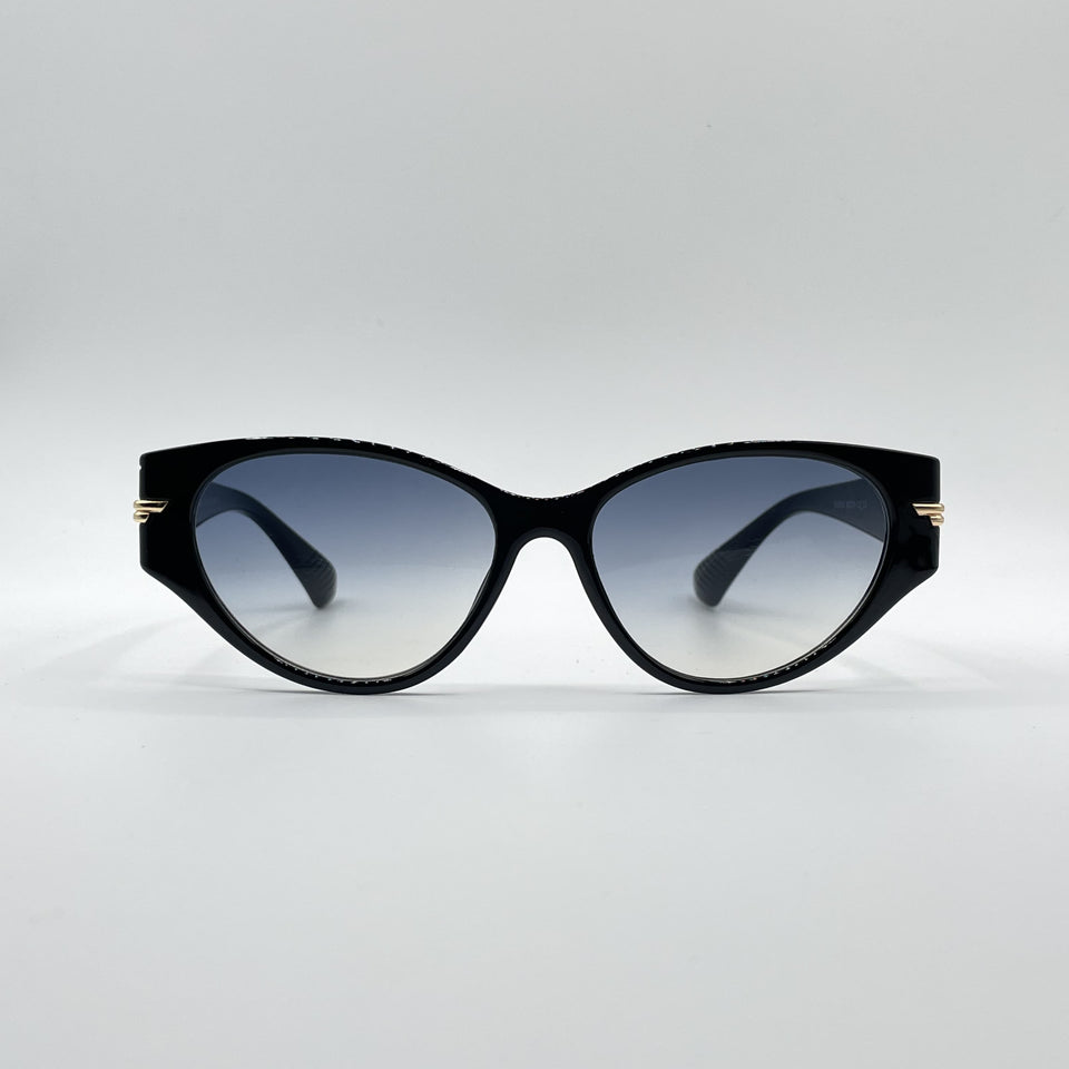 Cat Eye Black Frame Women's Sunglasses-082