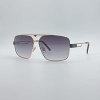 Acetate Golden Frame Men's Sunglasses-020
