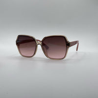 Geometric Silver Frame Women's Sunglasses-195