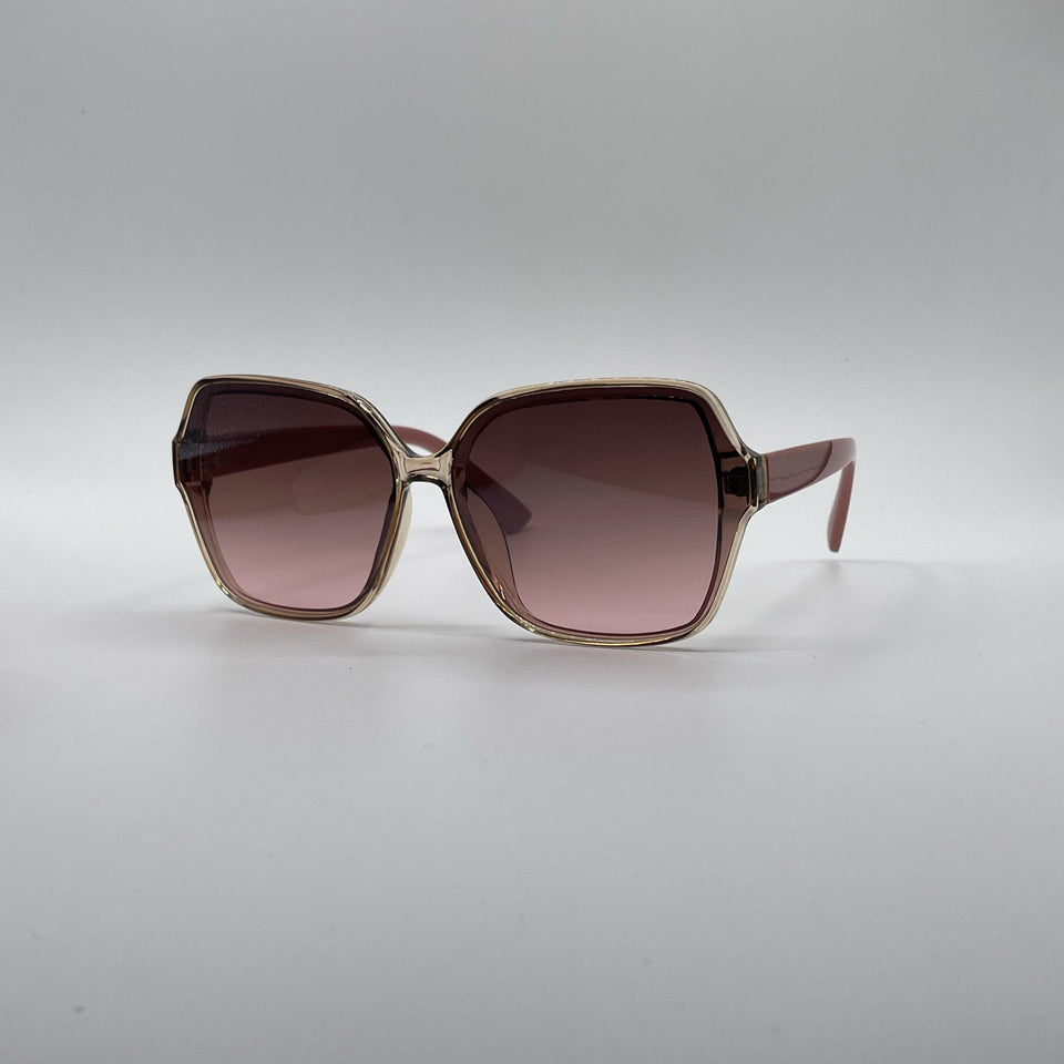 Geometric Silver Frame Women's Sunglasses-195