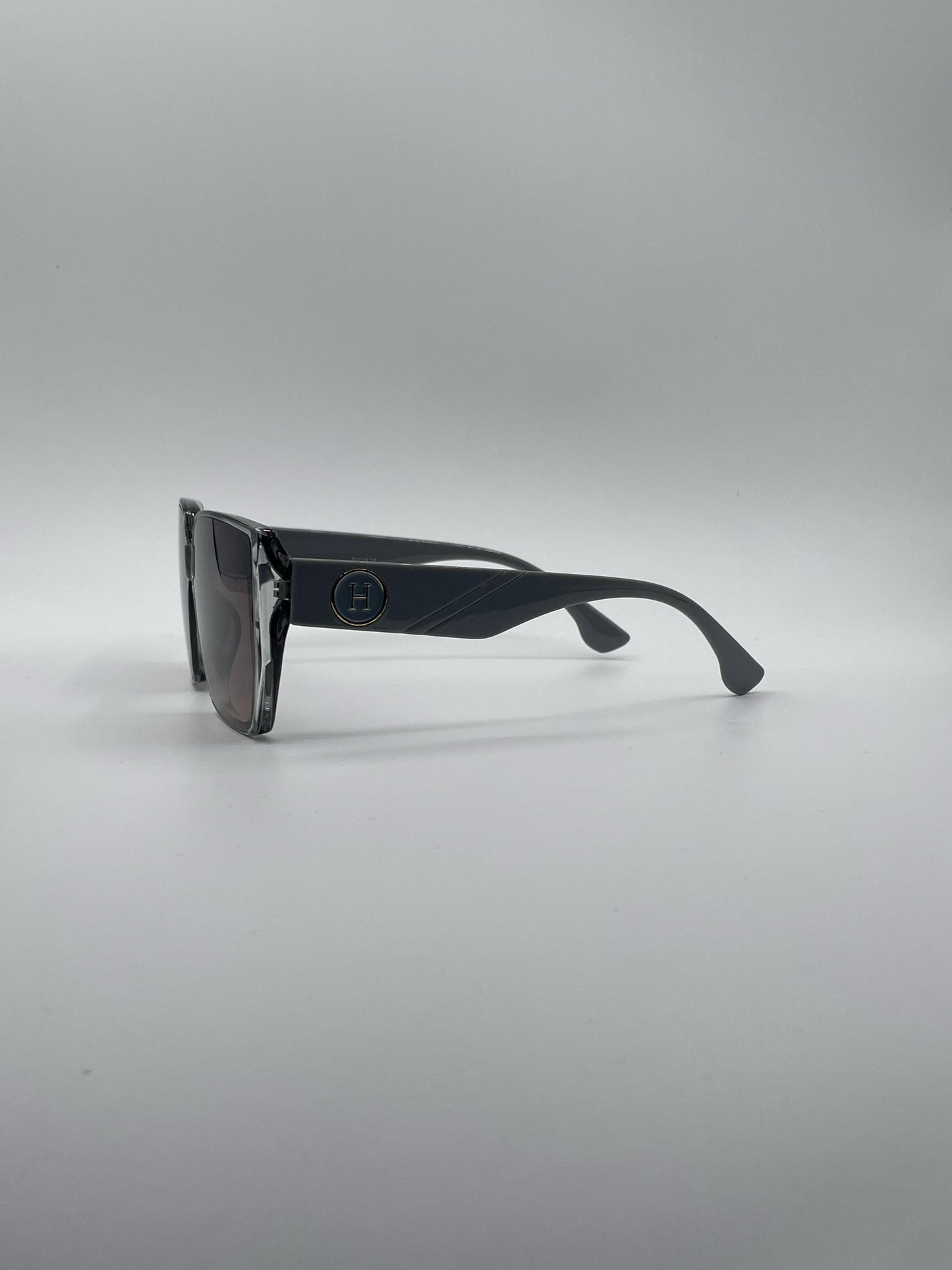 Geometric Grey Frame Women's Sunglasses-179