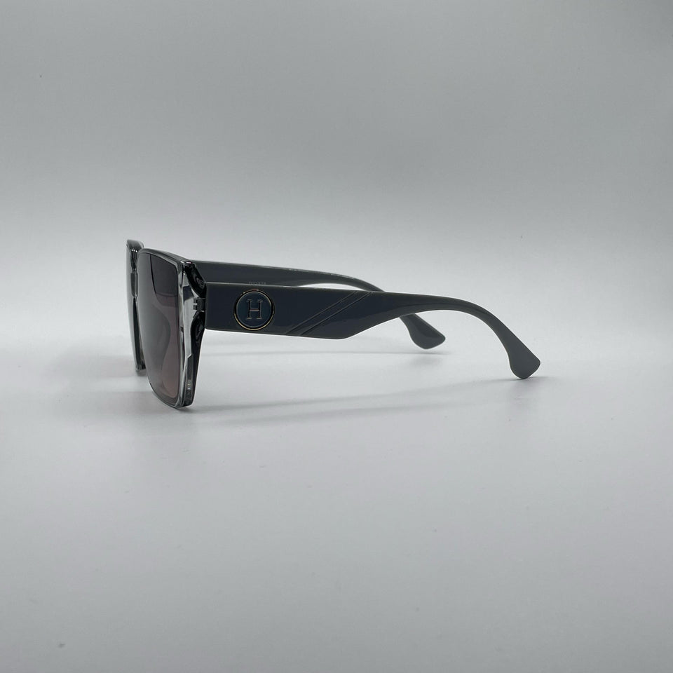 Geometric Grey Frame Women's Sunglasses-179