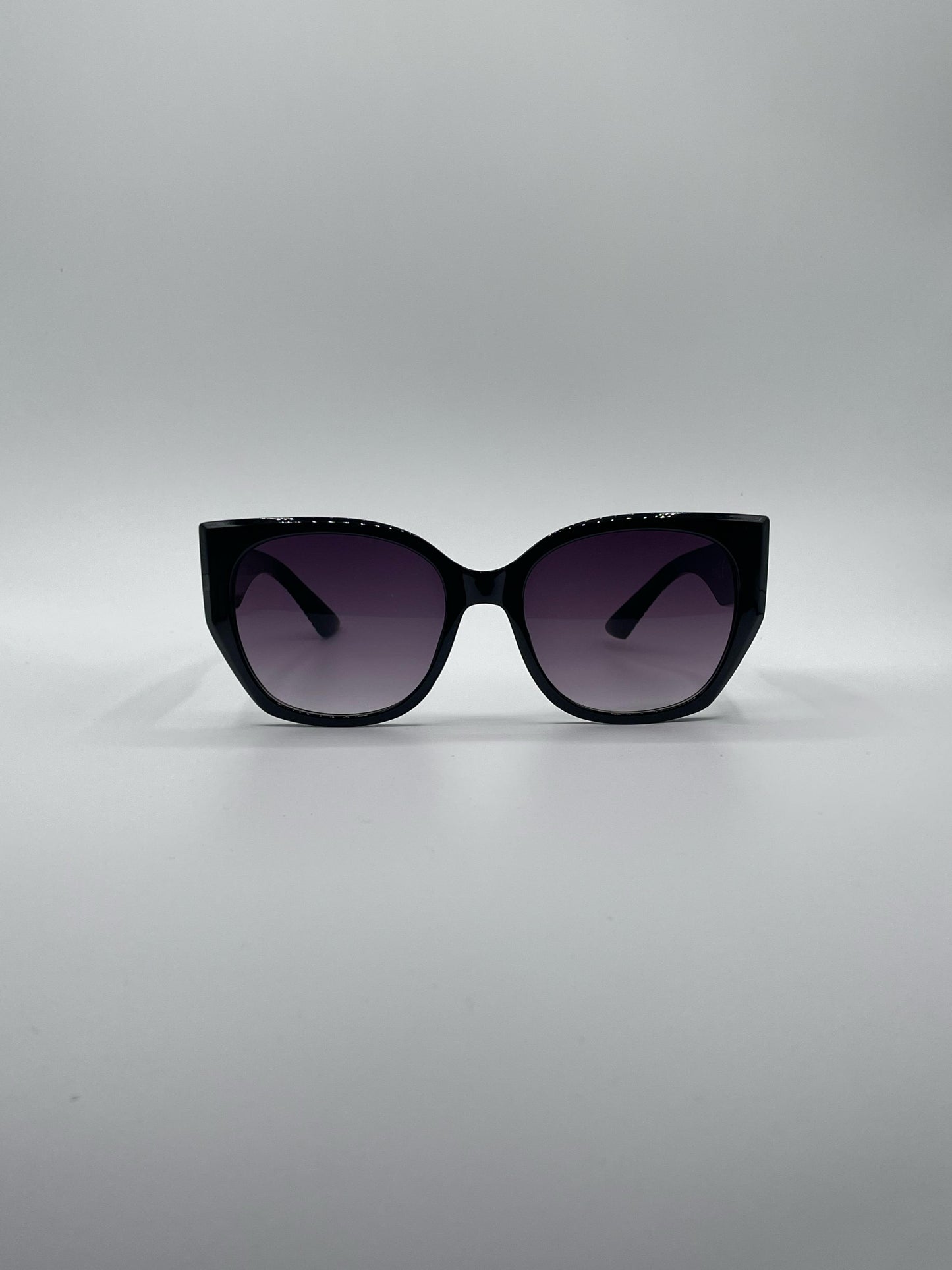 Cat Eye Black Frame Women's Sunglasses-172