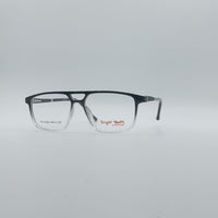 Angular Black and White Frame Kids Optics-133