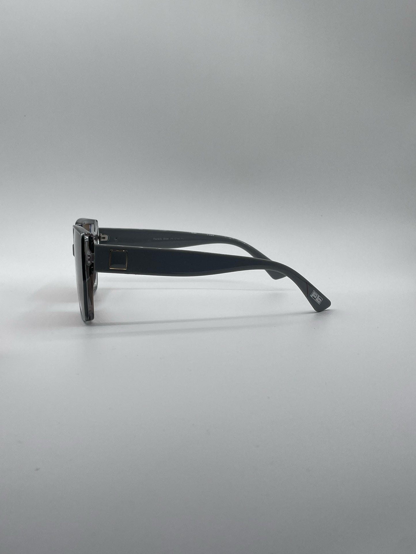 Geometric Grey Frame Women's Sunglasses-178