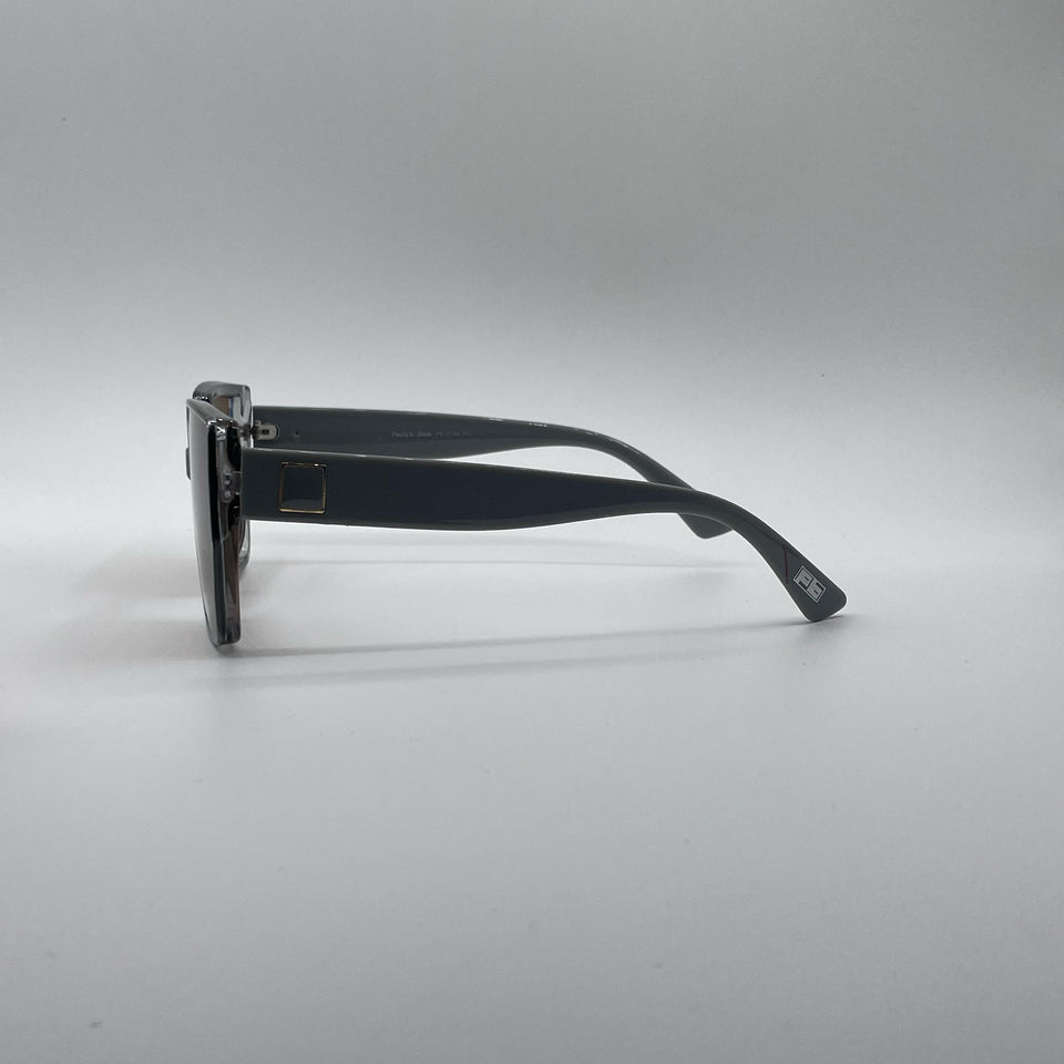 Geometric Grey Frame Women's Sunglasses-178