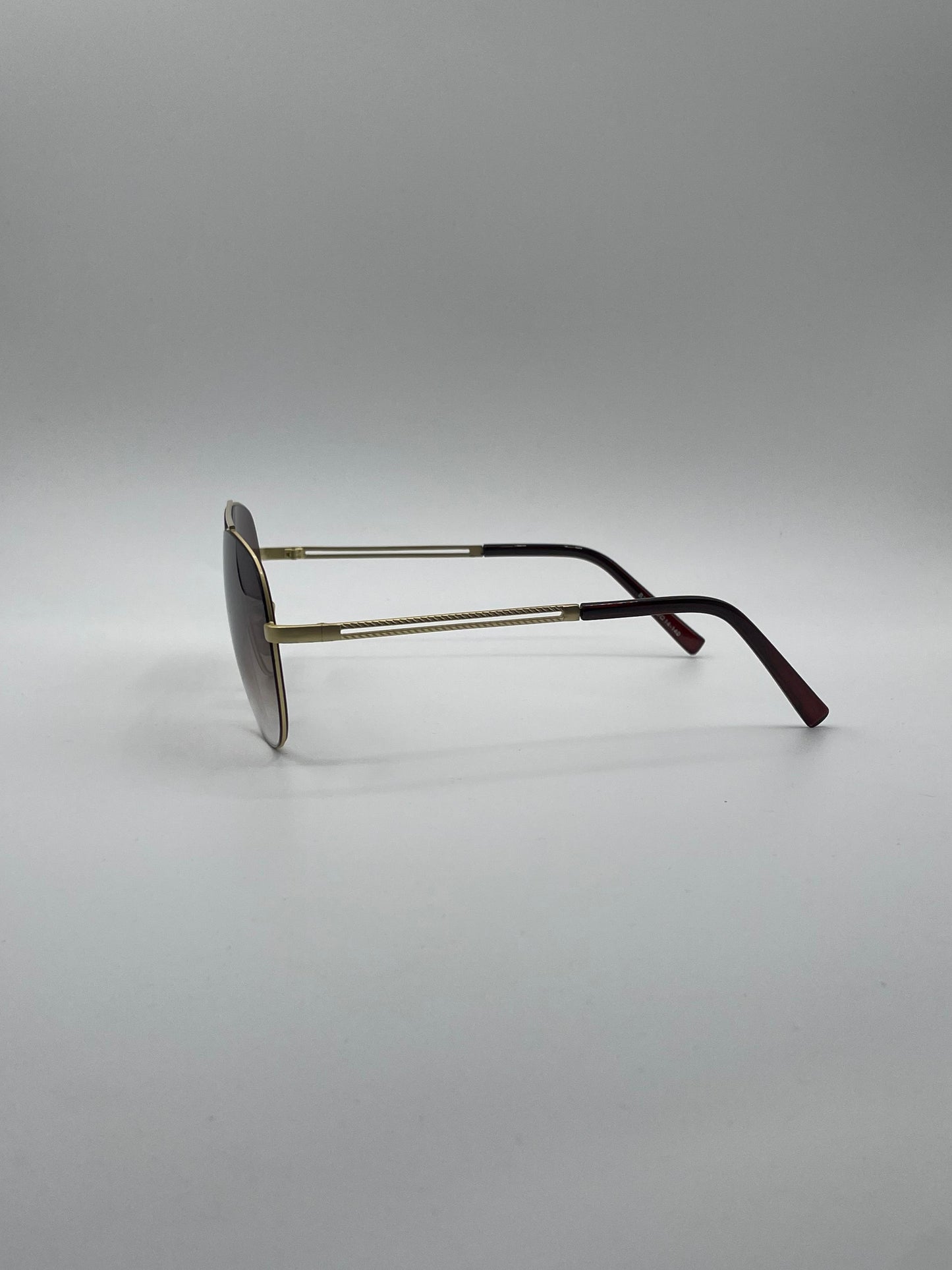 Aviator Thin Golden Frame Sunglasses-162