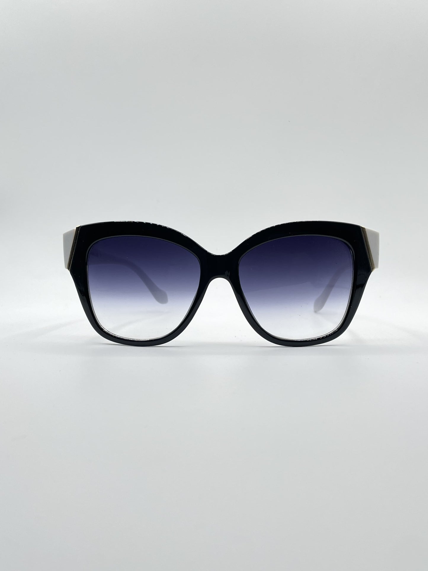 Cat Eye Black Frame Women's Sunglasses-081